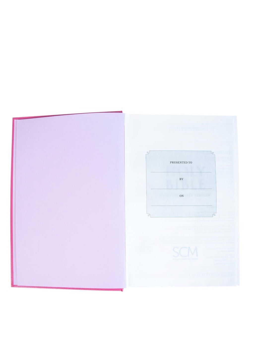 NKJV Pink Hardcover Bible