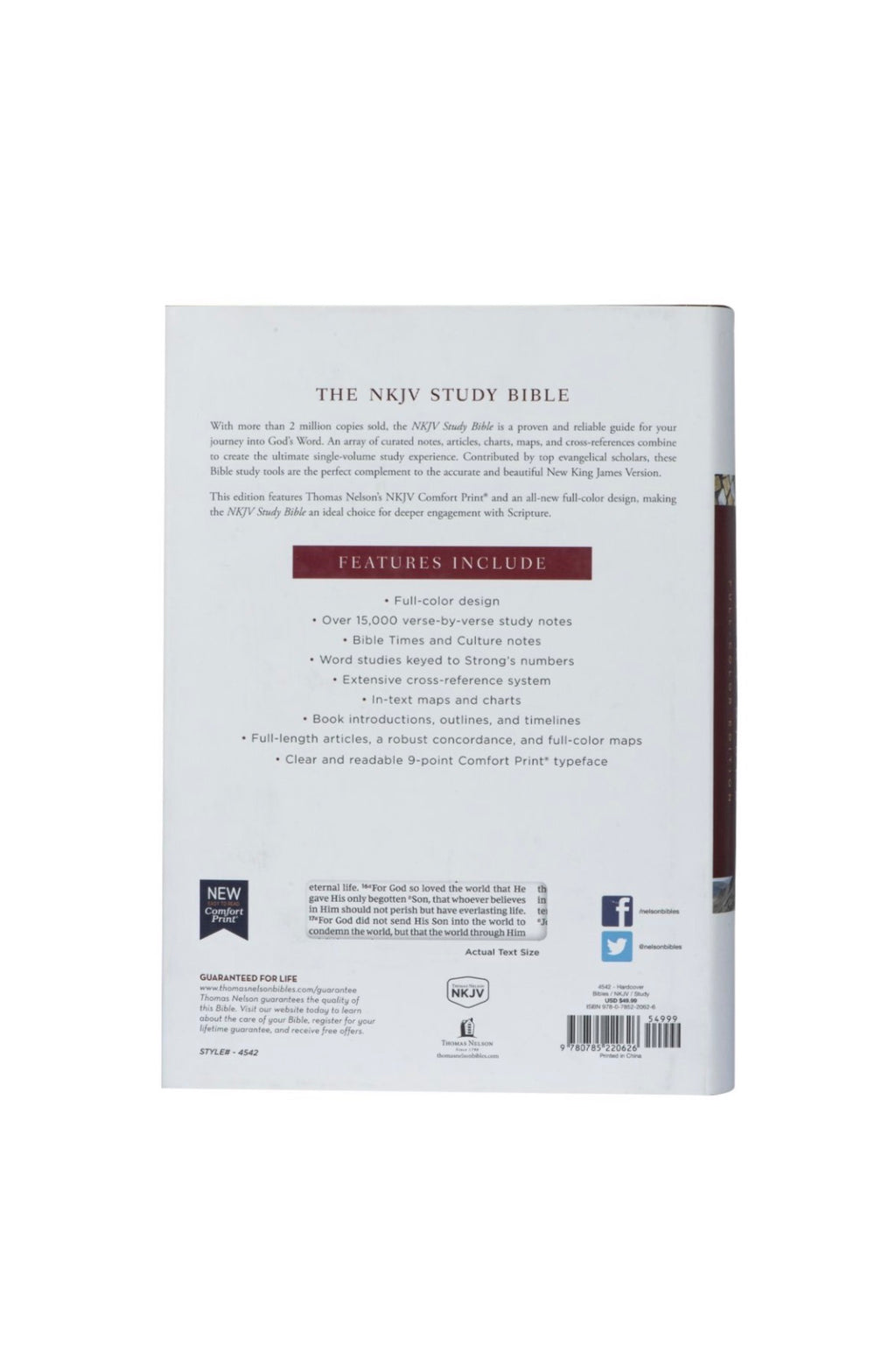 NKJV Study Bible, Full-Color, Comfort Print, Hardcover