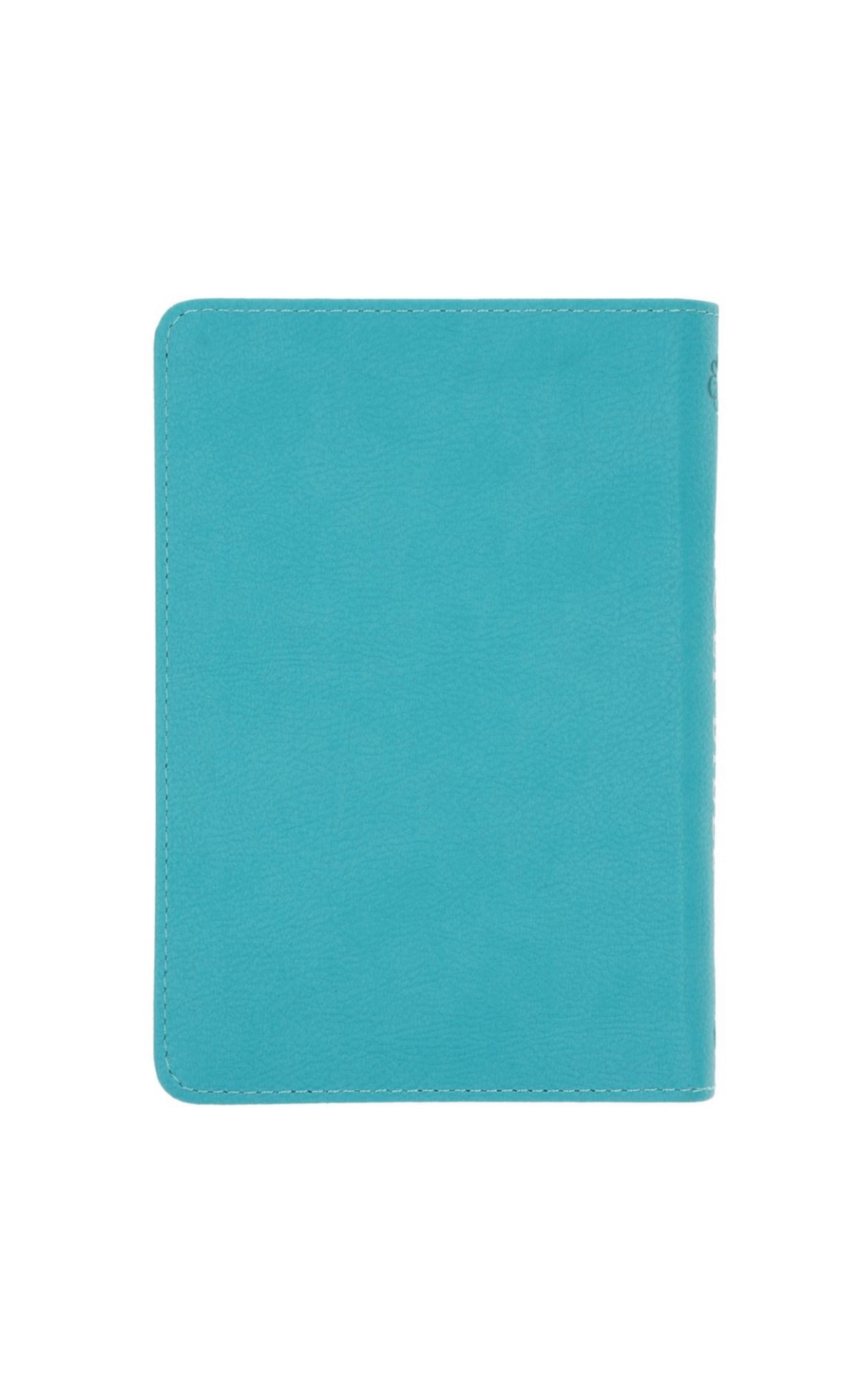 ESV Compact Bible, Faux Leather with Zip, Teal
