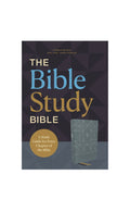 NKJV, The Bible Study Bible, Cloth over Board, Blue, Comfort Print