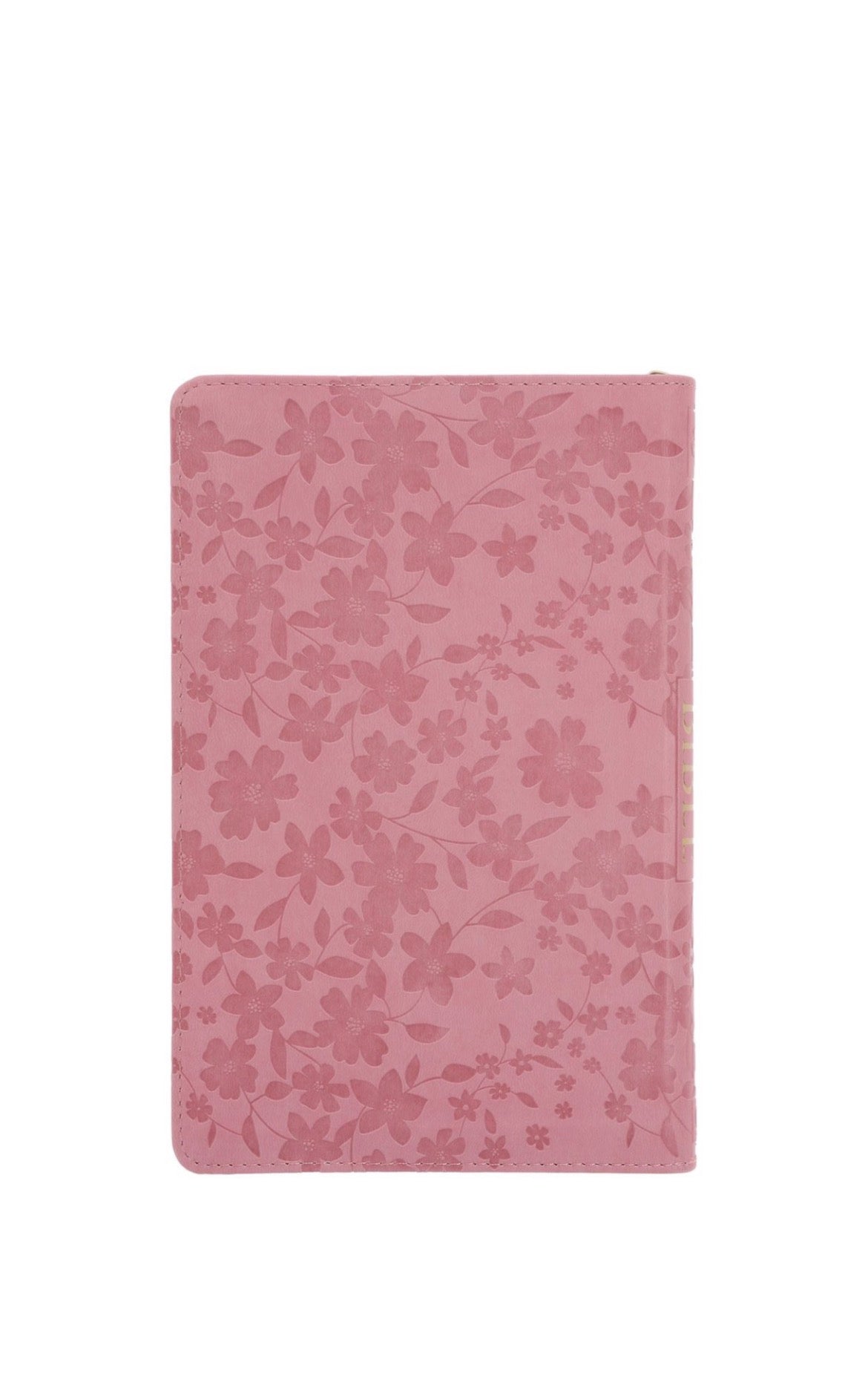 ESV Pink Faux Leather Compact Bible With Zip